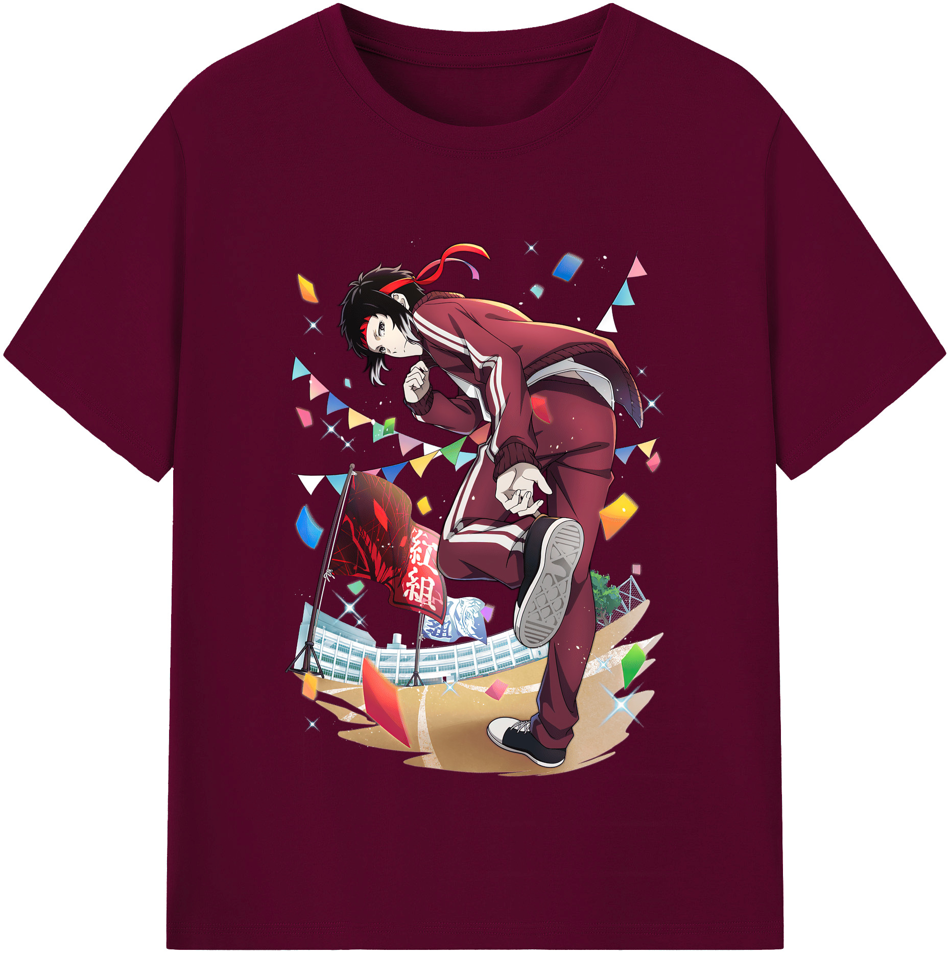 （画像用） 文豪ストレイドッグス Bungo Stray Dogs レディースカジュアルプリントTシャツ（綿100％）
